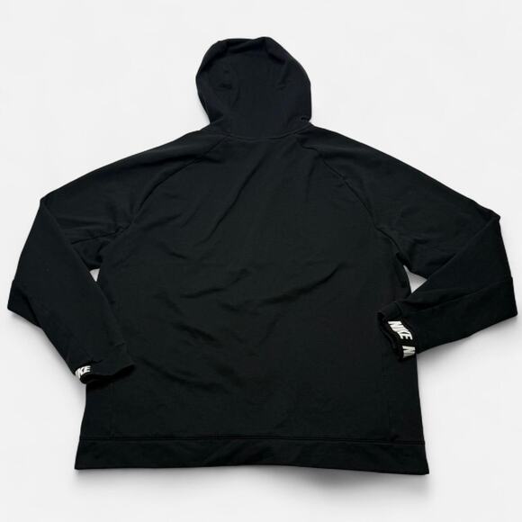 Nike Black Full Zip Hoodie Logo Sleeve Athletic Jacket Men’s XL - Picture 2 of 7